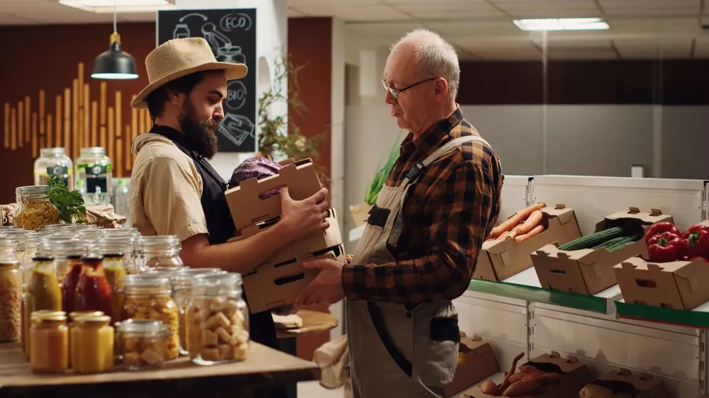 Petits producteurs à Saint-Varent