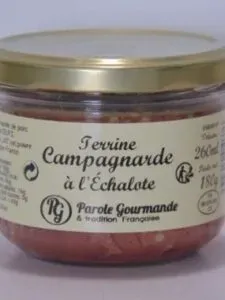 Terrine de campagne à l'échalote